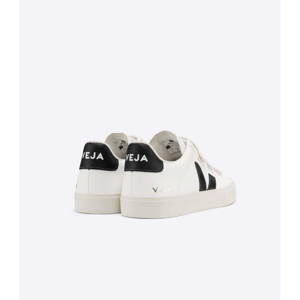 Men's Veja RECIFE CHROMEFREE Sneakers White/Black | ZA 310GSO